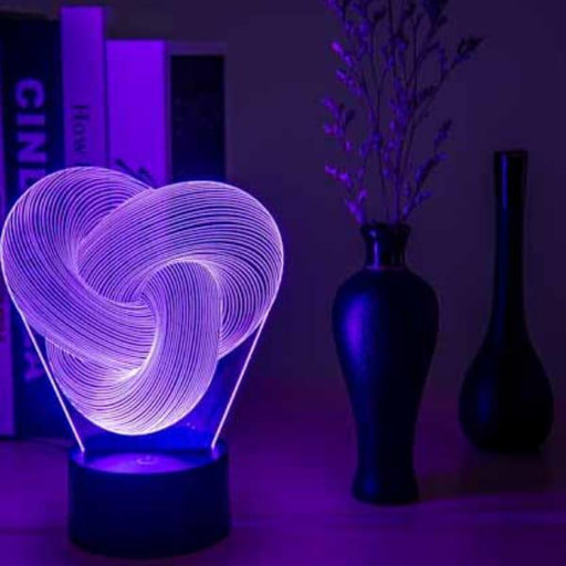 Modern Blue Acrylic LED Table Lamp – Stylish & Ambient Lighting