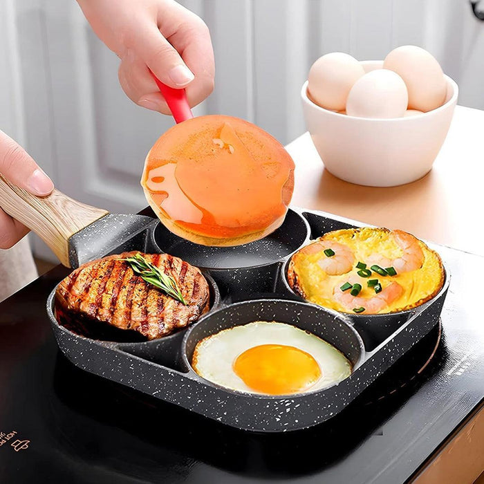 Non-Stick Black Aluminium Frying Pan – Durable & Lightweight