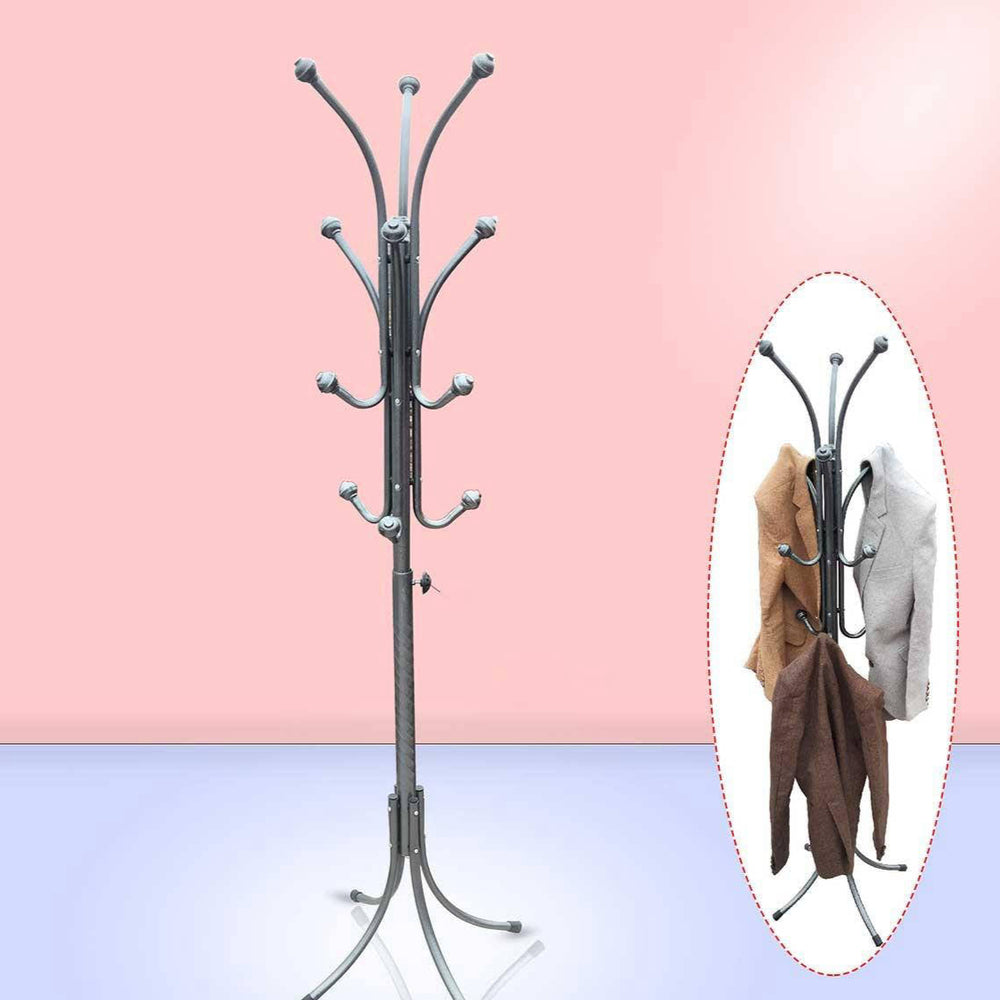 Multi-Purpose Coat & Clothes Hanger Stand – Durable & Rust-Resistant