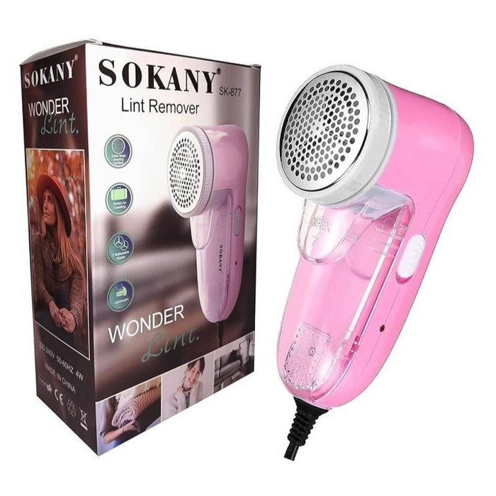 Electric Lint Remover – Portable & Efficient Fabric Shaver (Pink)