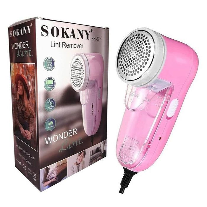 Electric Lint Remover – Portable & Efficient Fabric Shaver (Pink)