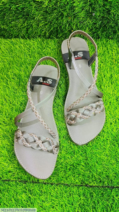 Girls' Embellished Grey Sandals – Stylish & Comfortable Footwear