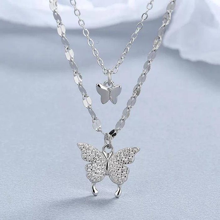 Silver-Plated Adjustable Necklace – Western & Korean Style