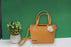 Elegant Mustard Embellished PU Leather Handbag for Women | Stylish & Trendy