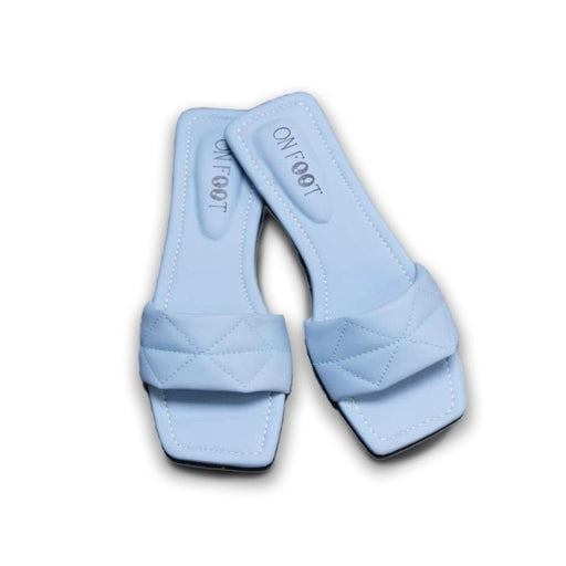 Women's Sky Blue Rexine Flats – Elegant &amp; Comfortable Footwear