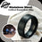 Unisex Black Stainless Steel Band Ring – Sleek & Stylish