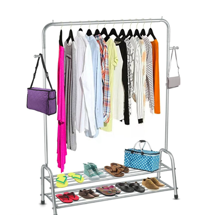 Heavy-Duty Clothes Hanging Stand – 40 Hanger Capacity, Durable & Stylish