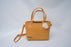 Elegant Mustard Embellished PU Leather Handbag for Women | Stylish & Trendy