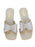 Fancy Ivory Embellished PVC Women's Flats – Elegant & Stylish