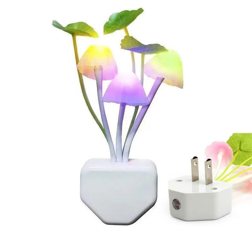 Multicolor Silicone Mushroom LED Night Lights – Adjustable & Decorative