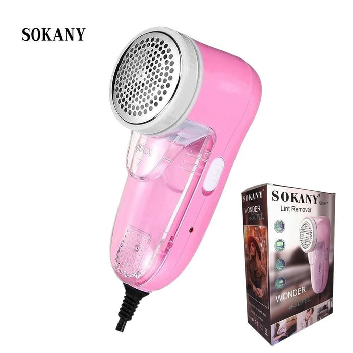 Electric Lint Remover – Portable & Efficient Fabric Shaver (Pink)